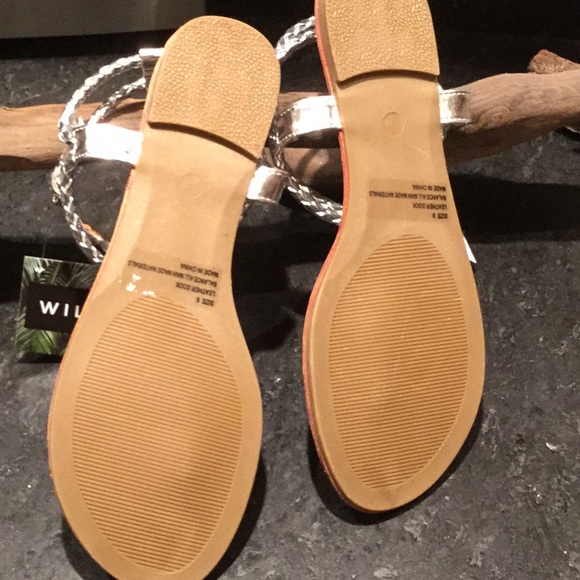 Braided Vegan Leather Sandals NWT - Picture 6 of 7